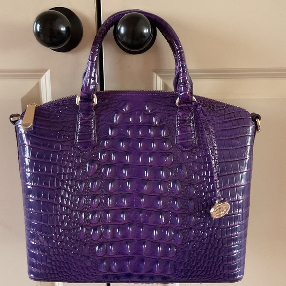 Brahmin Handbags - BRAHMIN Royal Purple Duxbury Satchel